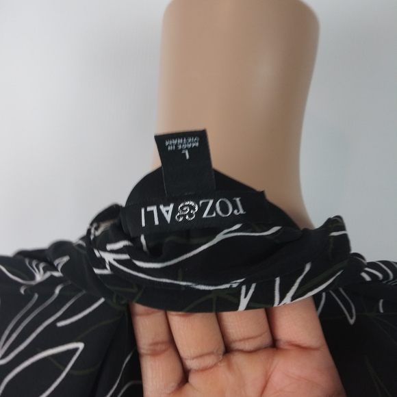 Roz & Ali opem black cardigan size L - Picture 4 of 4